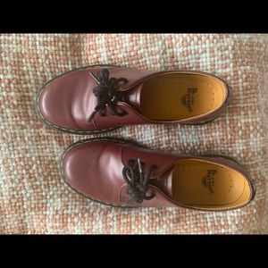 Cherry red Dr. martens